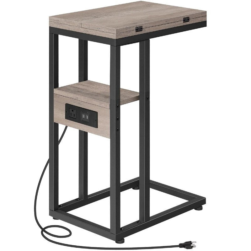 Klappbarer Beistelltisch - 15.4D x 10.2W x 25.2H