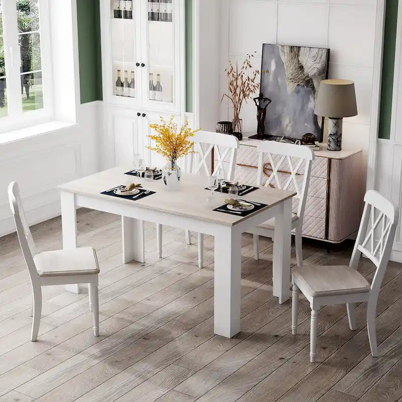 Dining Table 47 Inch Kitchen Dining Table Rectangular for