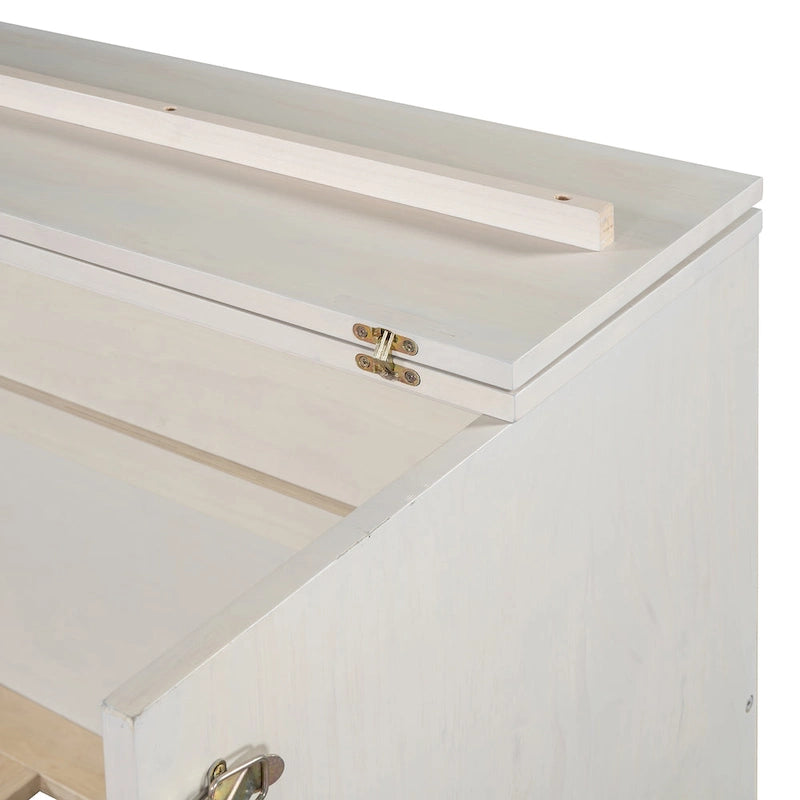 Lit escamotable moderne 2 places avec tiroirs de rangement polyvalents et USB