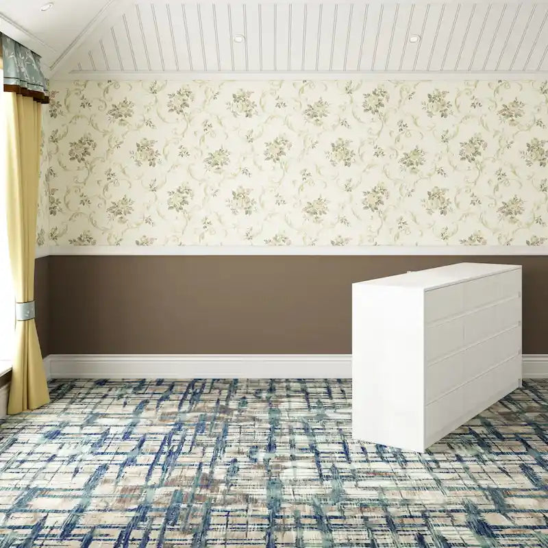 Commode à 12 tiroirs pour chambre avec tiroirs profonds, grand coffre en bois au sol