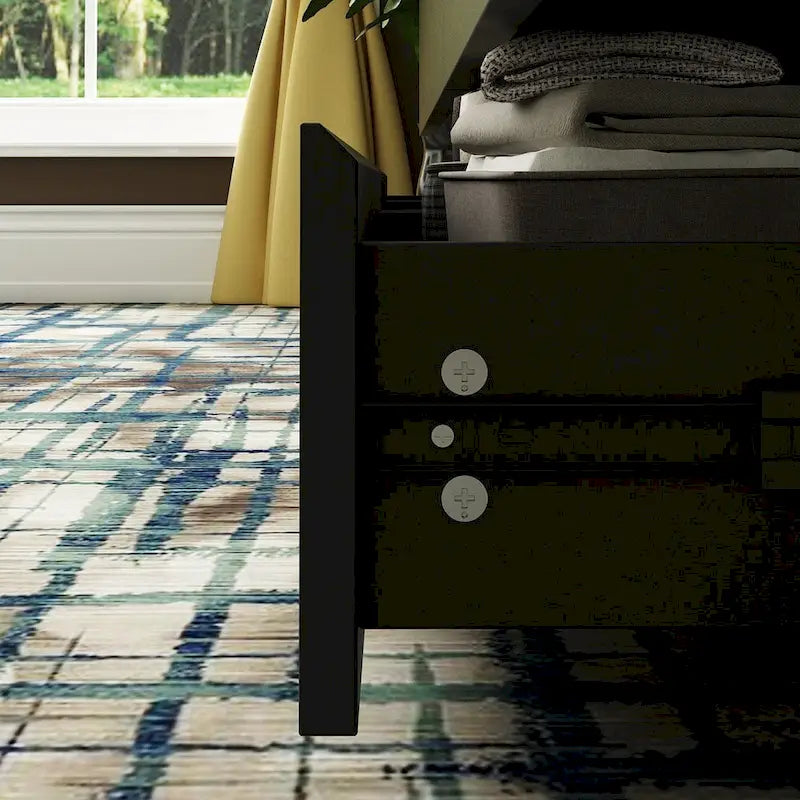 Commode à 12 tiroirs pour chambre avec tiroirs profonds, grand coffre en bois au sol