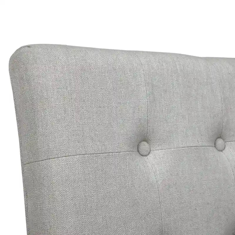 Grau gepolsterte Hochbeinstühle im modernen Stil (2er-Set)