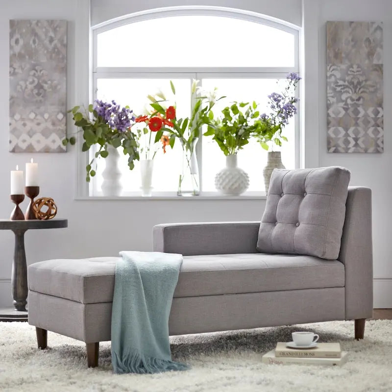 Simple Living Sabrina Storage Chaise