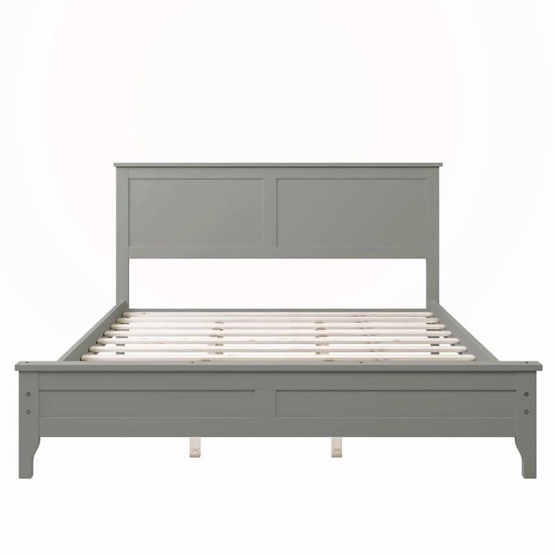 Podestbett aus Massivholz für Queensize-Matratze