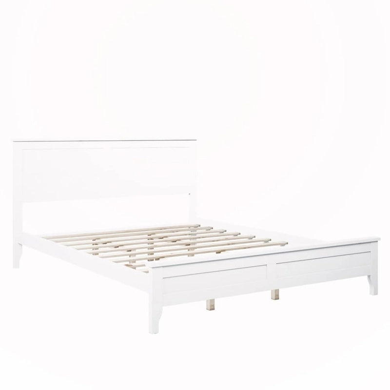 Podestbett aus Massivholz für Queensize-Matratze