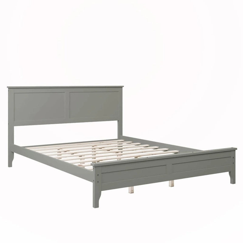 Podestbett aus Massivholz für Queensize-Matratze