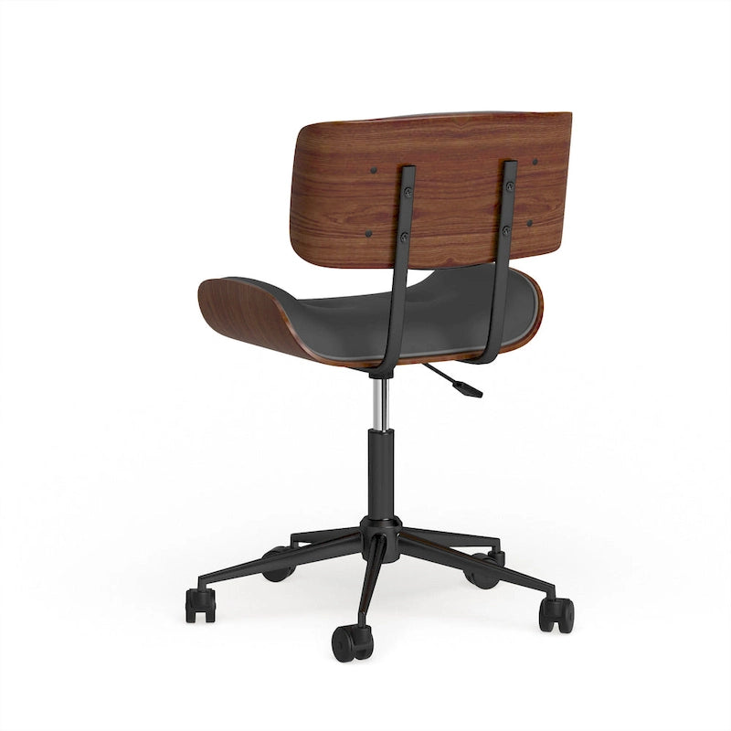 Schlichter Bürostuhl im Mid-Century-Modern-Stil
