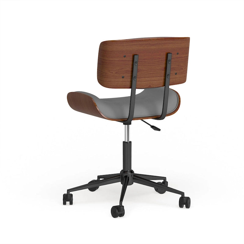 Schlichter Bürostuhl im Mid-Century-Modern-Stil