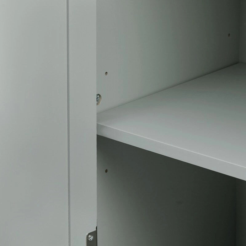 Tall Storage Cabinet with Three Drawers for Bathroom/Office